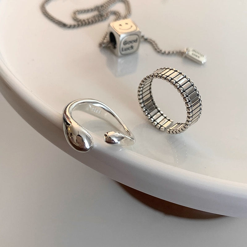 Damen Offener Ring mit geschwungenem Design und minimalistischem Akzent Shop Nory