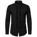 Herren Elegantes Hemd mit Rüschendetails