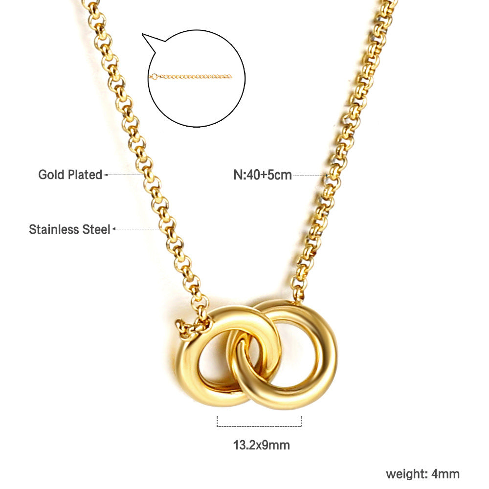 Damen Halskette mit herzförmigem Anhänger und hochwertiger Goldoberfläche Shop Nory