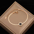 Damen Luxuriöse Vergoldete Minimalistische Link Bracelet Shop Nory