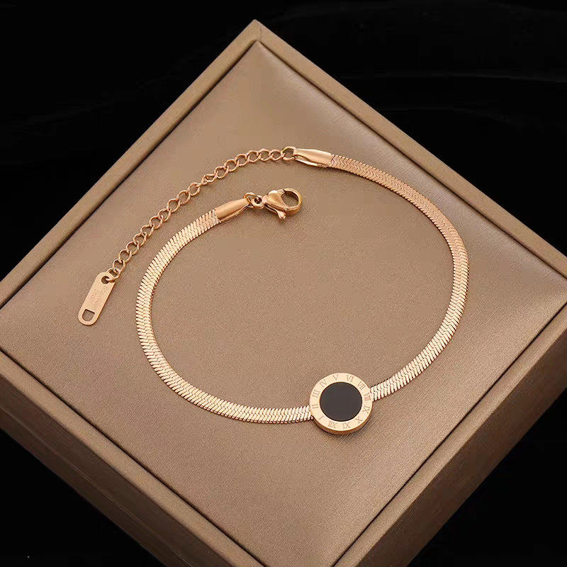 Damen Luxuriöse Vergoldete Minimalistische Link Bracelet Shop Nory