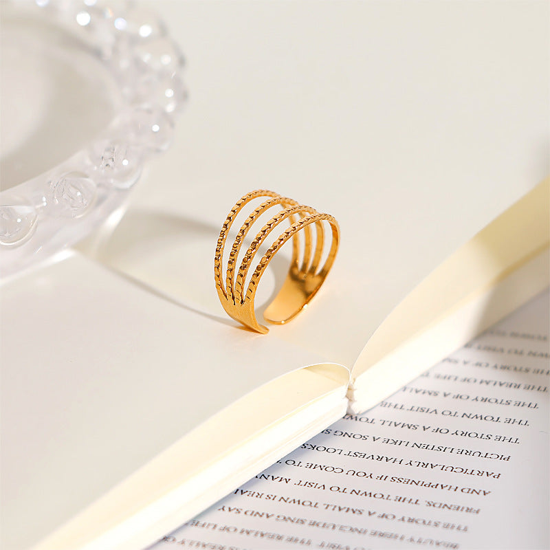 Damen Ring im eleganten Krokodil-Design Shop Nory