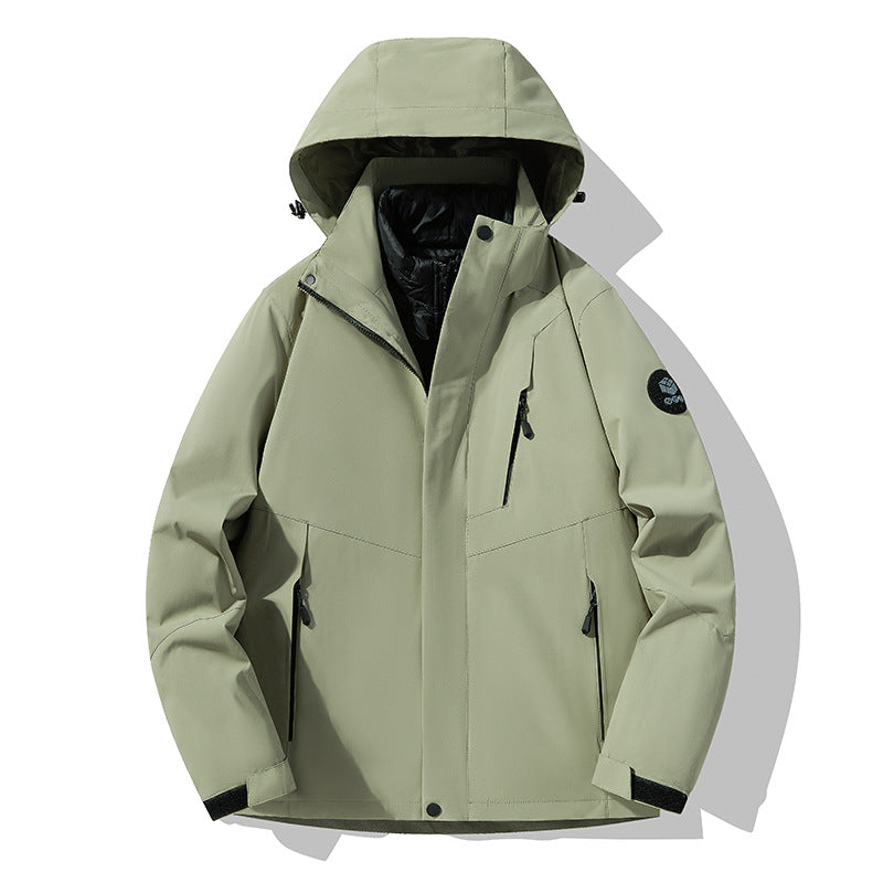 Herren Dreifach kombinierbare Funktionsjacke mit abnehmbarer Steppweste Shop Nory