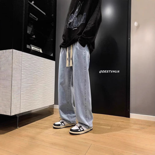 Herren Bequeme weite Jeans Shop Nory