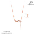 Damen Halskette aus 925 Sterlingsilber mit Edelsteinanhänger Shop Nory
