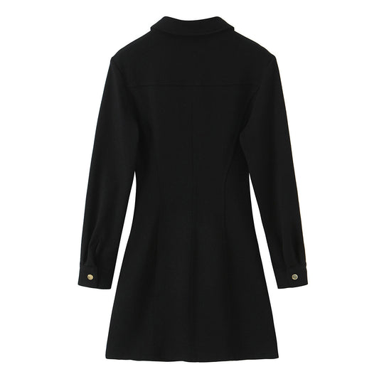 Damen Hemdblusenkleid mit Zierknopfleiste, Brusttaschen und Taillenraffung Shop Nory