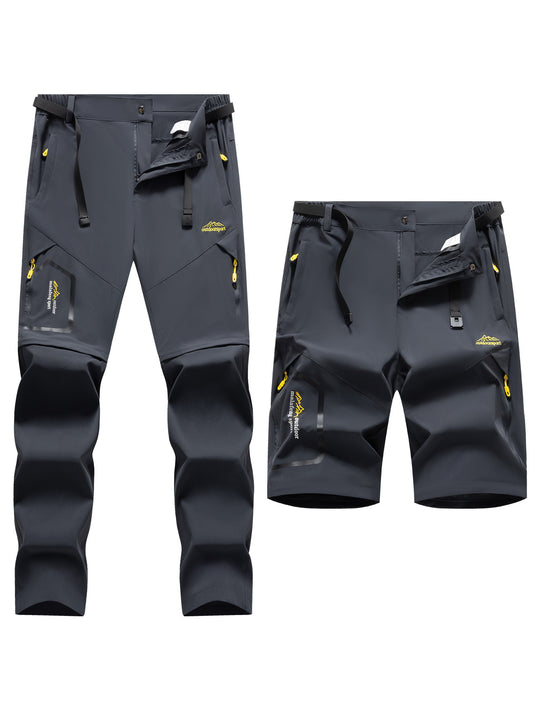 Herren Technische Softshell Zipp‑Wanderhose mit abnehmbaren Beinen und verstellbarem Gürtel Shop Nory
