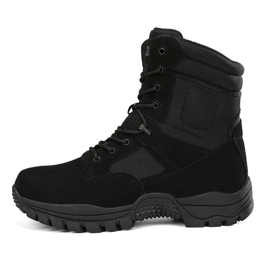 Herren Militärische Einsatzstiefel mit rutschfester Sohle und atmungsaktivem Obermaterial