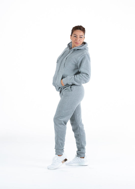 Damen Sportlicher Jogginganzug mit praktischer Kapuze Shopnory