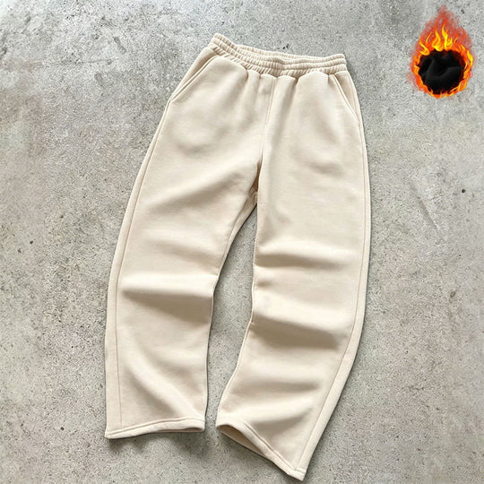 Unisex nan gefütterte Sweatpants mit elastischem Komfortbund, geradem Bein und seitlichen Eingrifftaschen Shop Nory