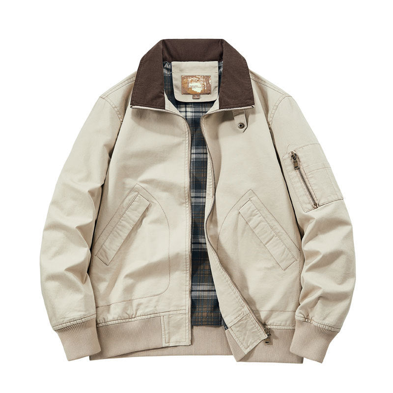Herren Cordkragen-Fieldjacke Shop Nory