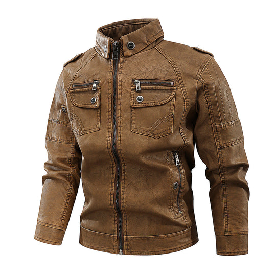 Herren elegante jacke mit praktischen Taschen und Reißverschlussdetails Shopnory
