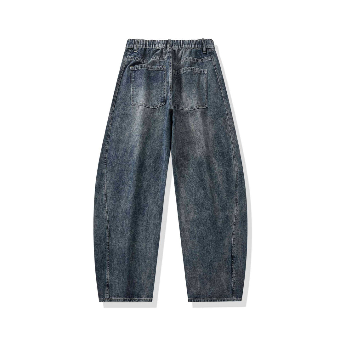 Damen Hochtaillierte Cropped-Jeans mit seitlichen Einsatznähten und weitem Bein Shop Nory