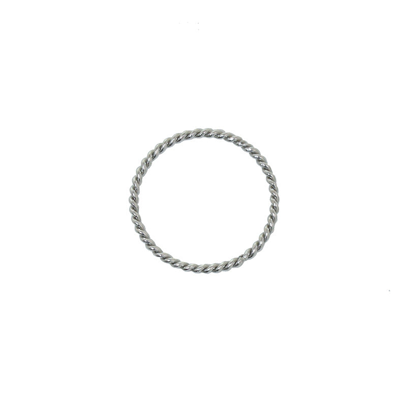 Damen Zart gedrehter Edelstahlring Shop Nory