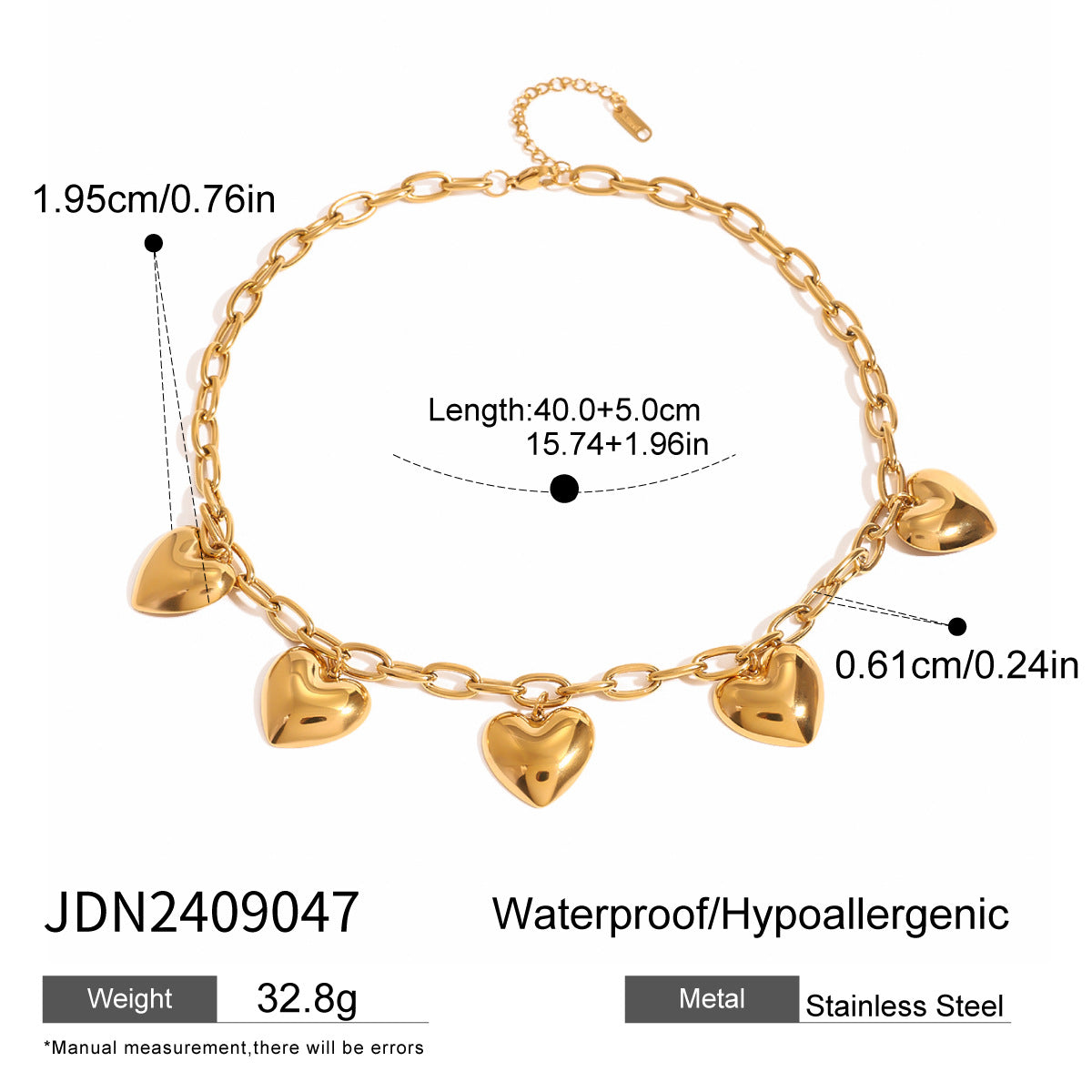 Damen Armband mit eleganten Perlen und herzförmigem Anhänger Shop Nory