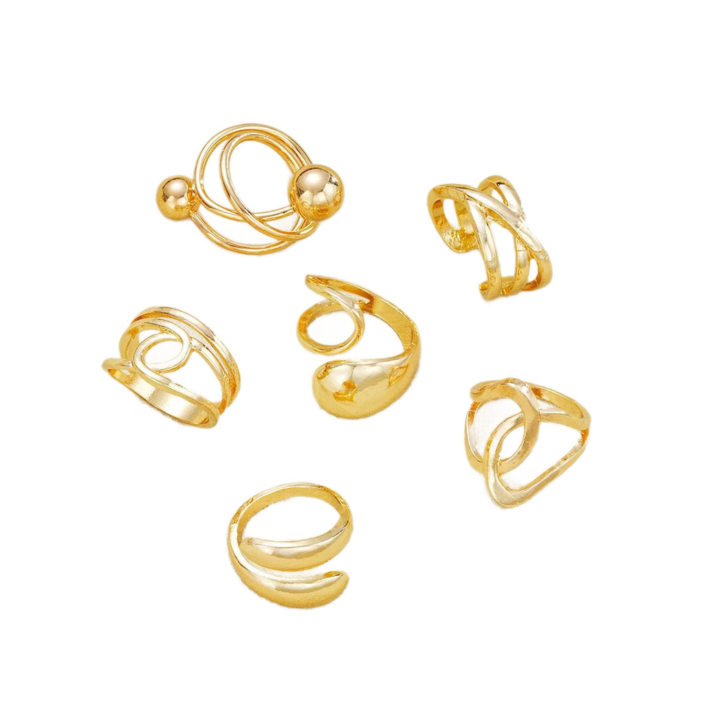 Damen Schmuckring-Set mit kunstvollen und filigranen Designs Shop Nory