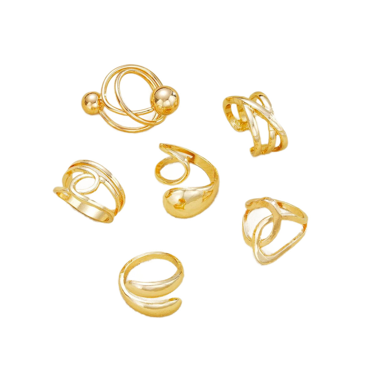 Damen Schmuckring-Set mit kunstvollen und filigranen Designs Shop Nory