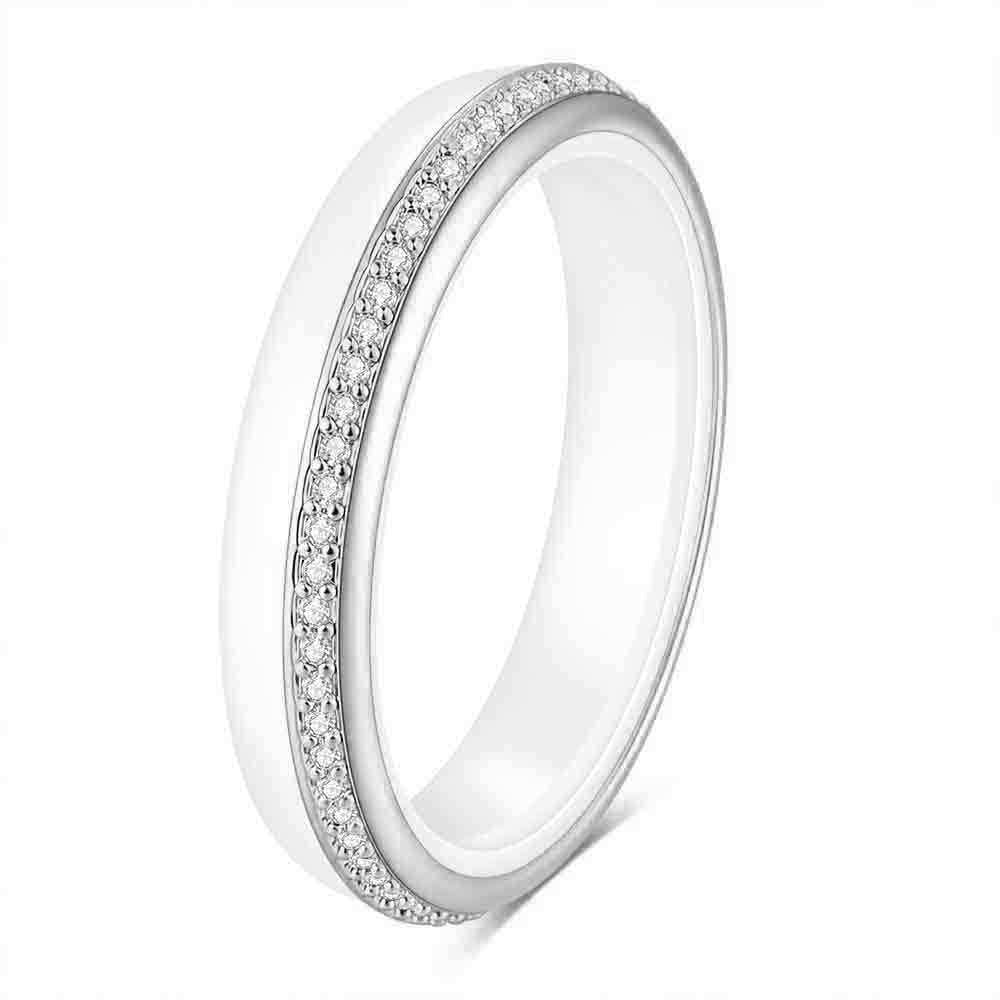 Damen Ring mit elegantem Zirkonia-Besatz Shop Nory