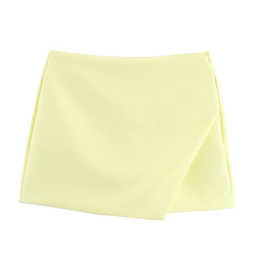 Damen modische Wickel-Shorts aus hochwertigem, elastischem Material