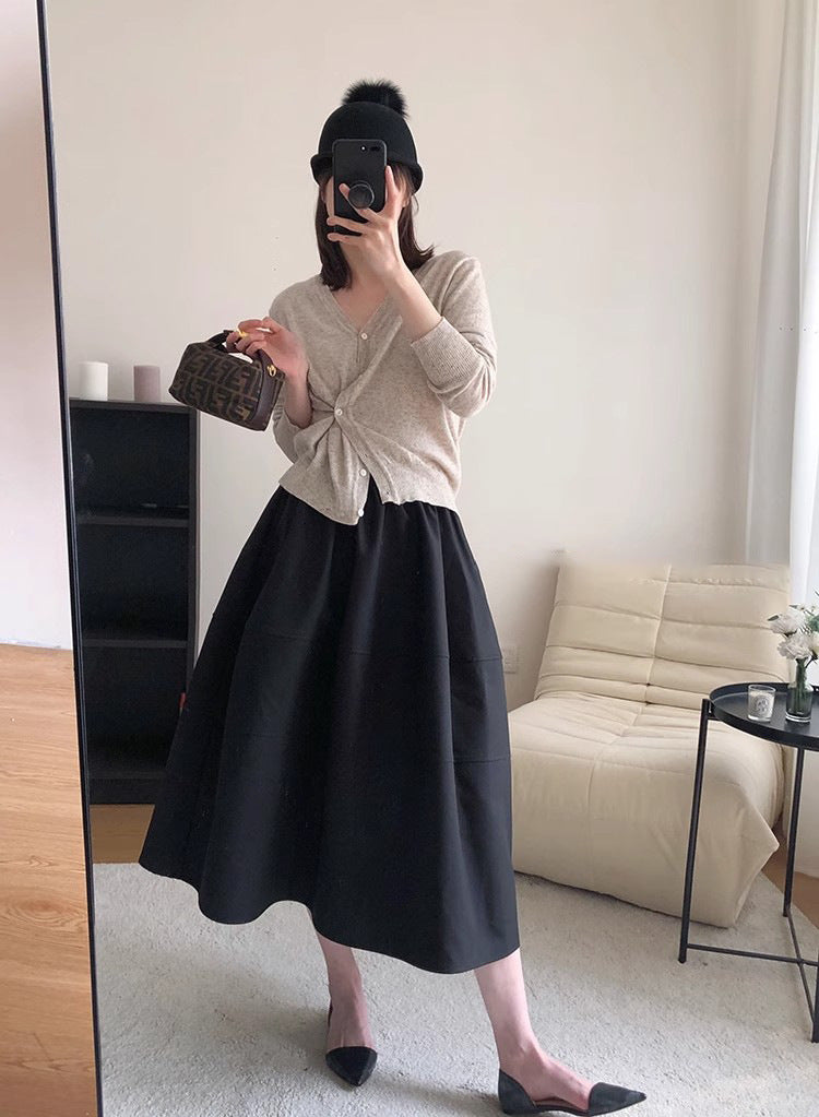Damen Modische und elegante Faltenrock Shop Nory