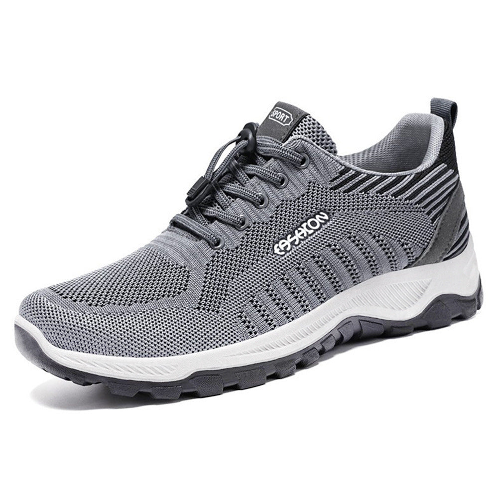 Herren nan flexible Mesh-Trailrunner mit stoßdämpfender EVA-Zwischensohle, Schnellzug-Schnürung und griffiger Outdoor-Profilsohle Shop Nory