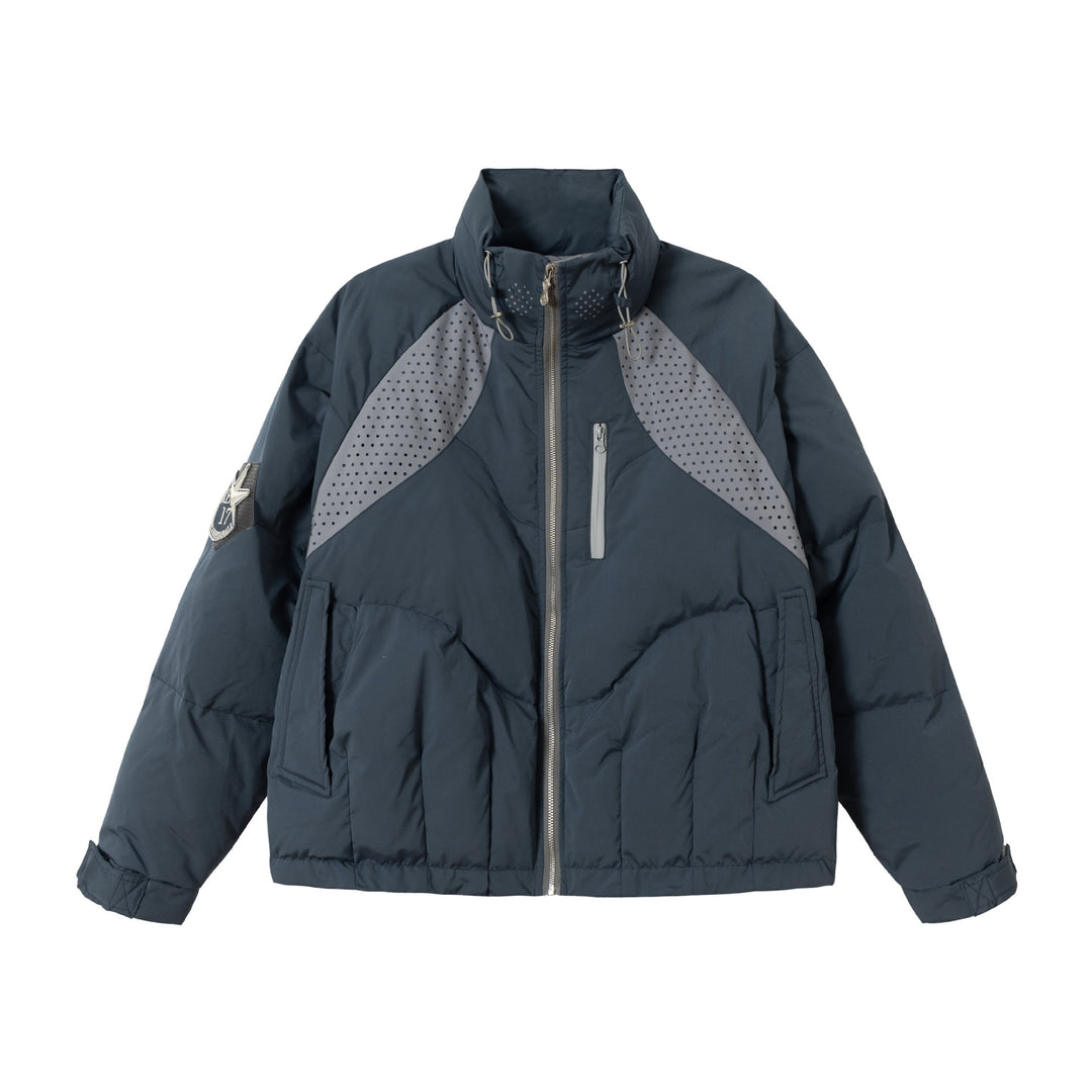 Herren Kurz geschnittener wattierter Winterblouson mit hohem Stehkragen Shop Nory