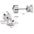 Damen Ohrstecker aus hochwertigem Edelstahl mit funkelndem Zirkonia Shop Nory