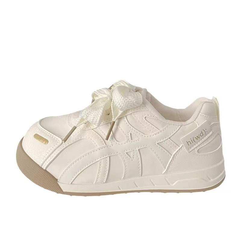 Damen Sportliche Sneakers mit verspielten Schnürdetails und modischem Obermaterial