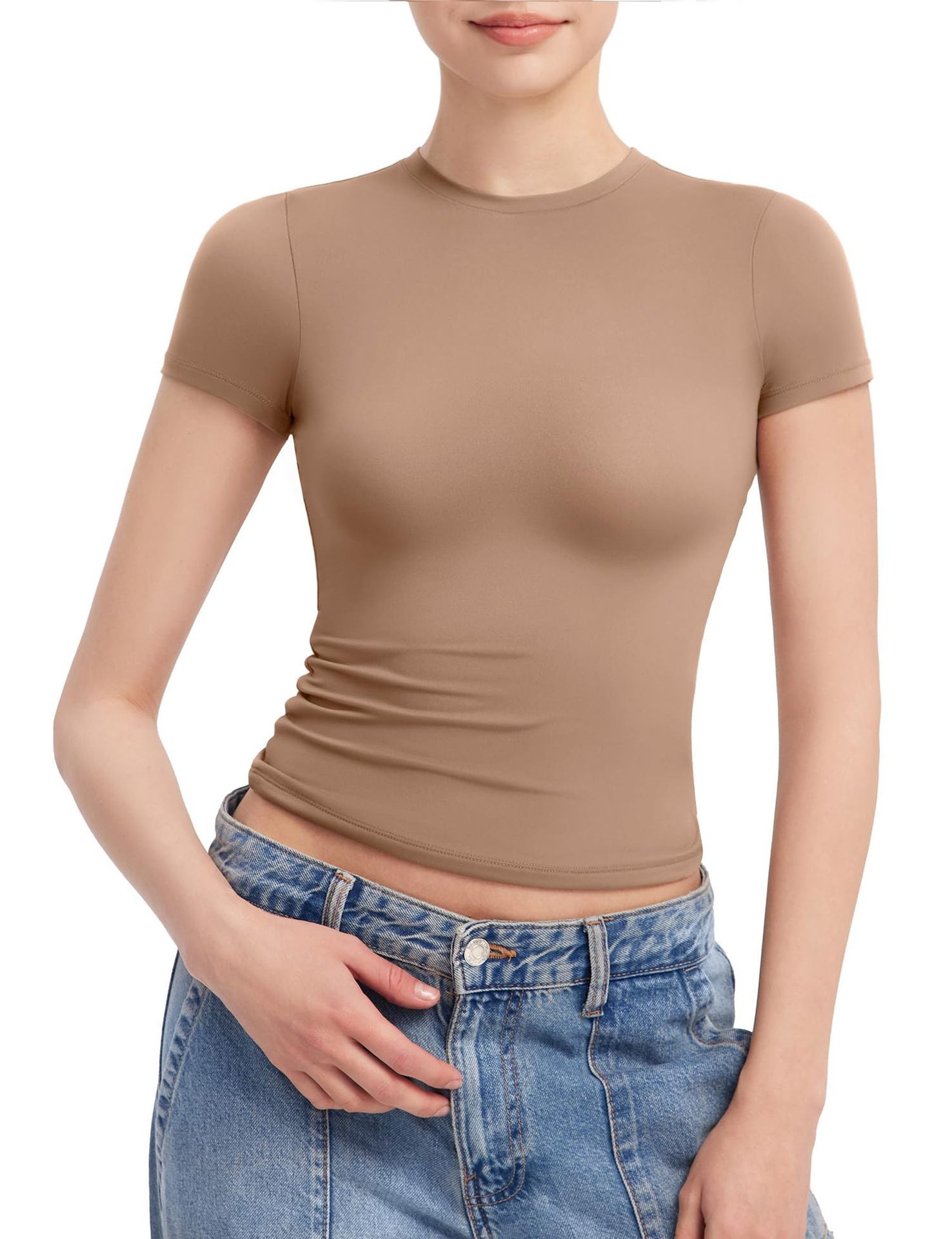 Damen Figurbetontes T-Shirt