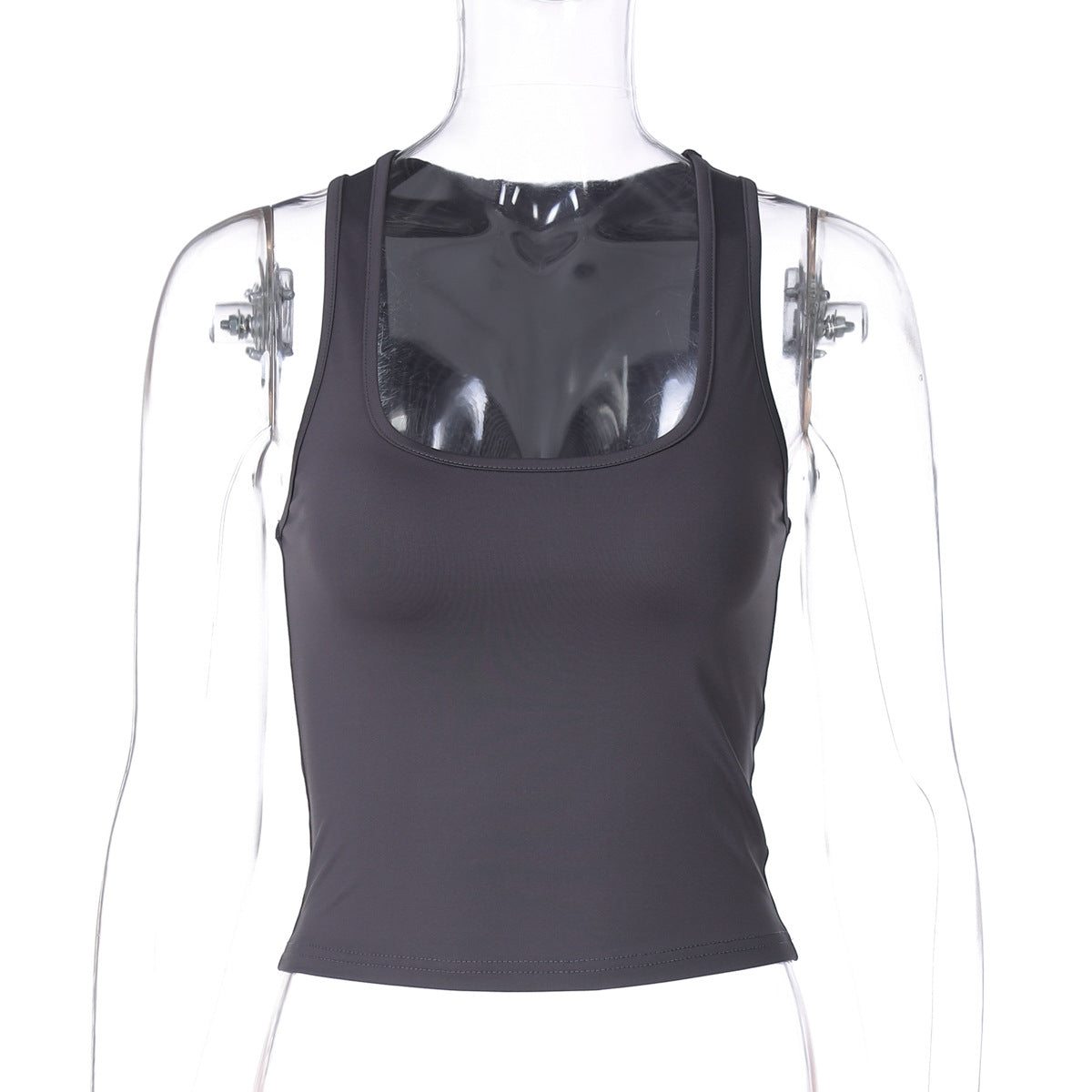 Damen Sportliches Tanktop mit breiten Trägern
