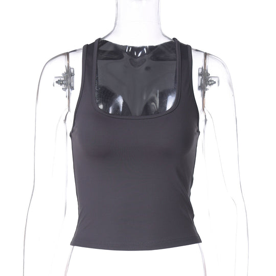 Damen Sportliches Tanktop mit breiten Trägern