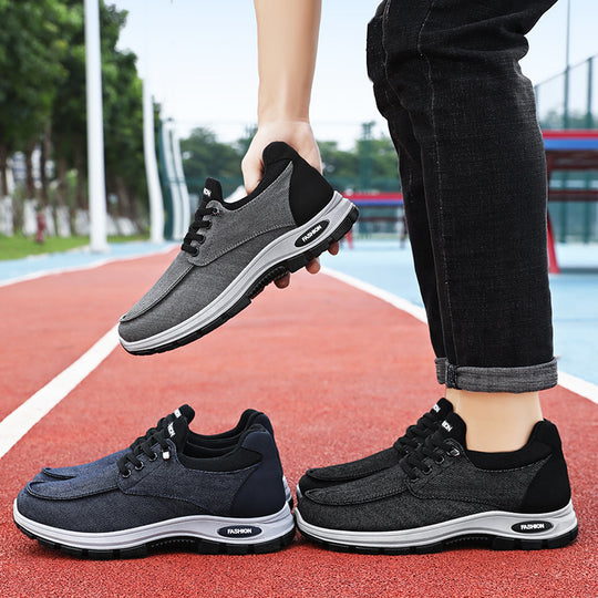 Herren nan robuster Freizeit-Outdoor-Sneaker mit verstärkter Zehenkappe, profilierter Gummilaufsohle und stoßdämpfender EVA-Zwischensohle Shop Nory
