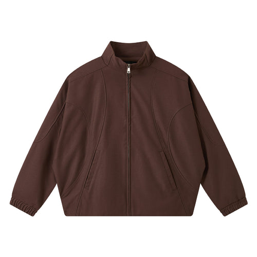 Unisex Kurz geschnittener Boxy‑Bomber mit ergonomischen Teilungsnähten und elastischen Bündchen Shop Nory