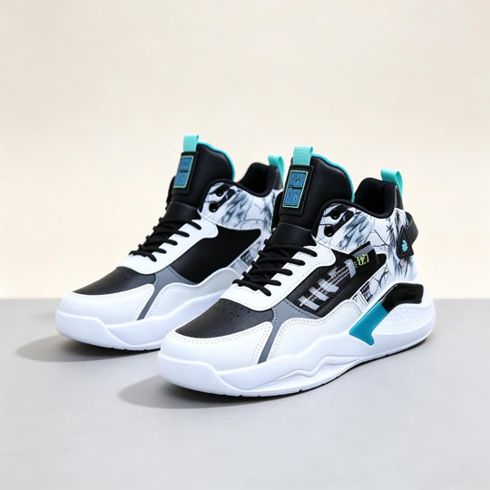Herren Sportliche High-Top Sneakers mit detailliertem Grafikdesign Shop Nory