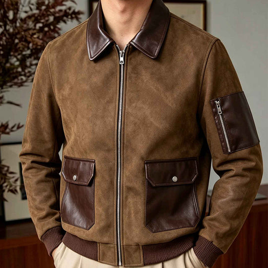 Herren Modische Chic Bomberjacke Shop Nory