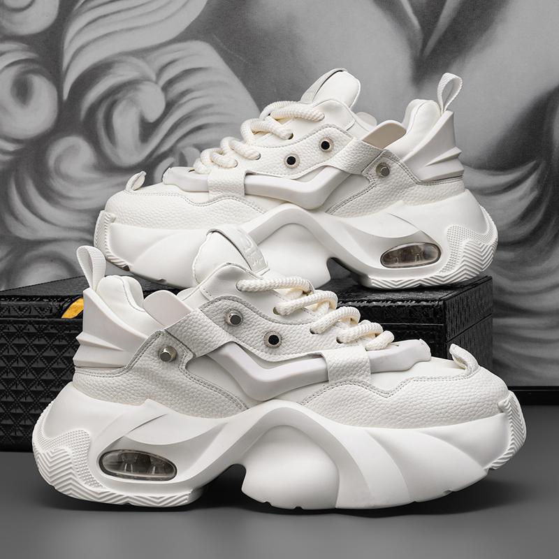 Damen Voluminöse Plateau-Sneaker mit skulpturaler Sohle und sichtbarer Luftkammer Shopy Nory
