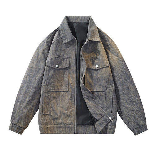 Herren Coole Utility-Jacke mit aufwendig strukturiertem Stoff Shop Nory