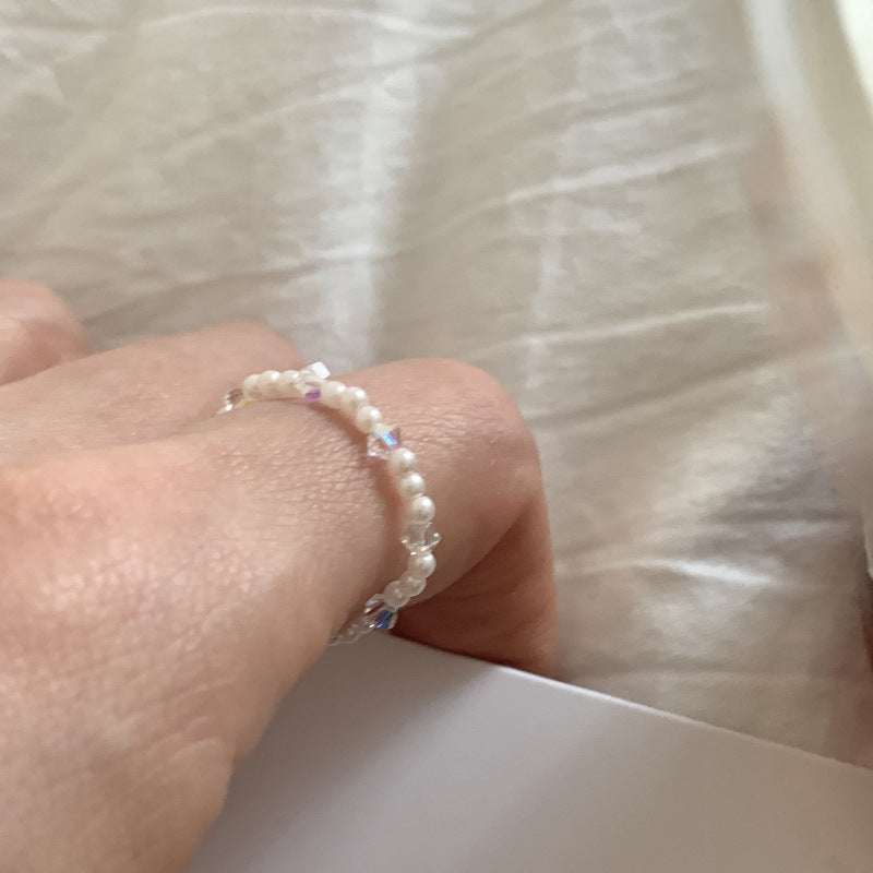 Damen Offener Ring mit funkelnden Sternmotiven Shop Nory