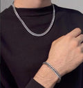 Herren Halskette und Armband Set aus hochwertigem Edelstahl Shop Nory
