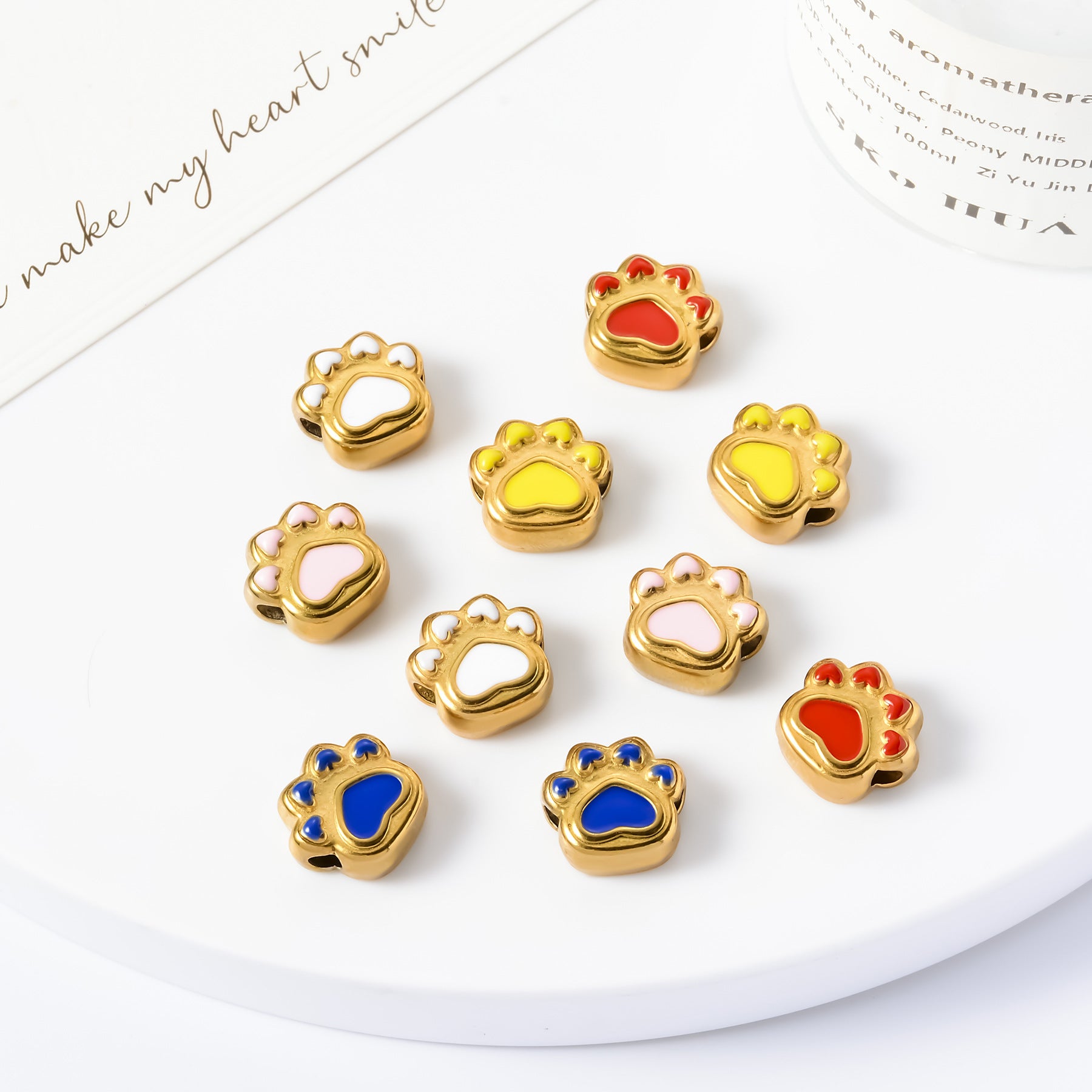 Damen Charms für Armbänder in Pfotenform Shop Nory