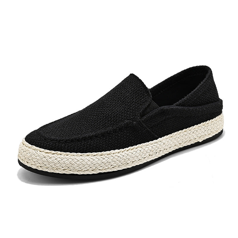 Damen Komfortable Slip-On Freizeitschuhe mit geflochtenem Design