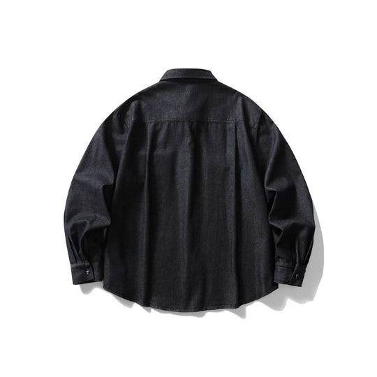 Herren Overshirt-Jeanshemd aus robustem Denim mit Western-Taschen Shop Nory