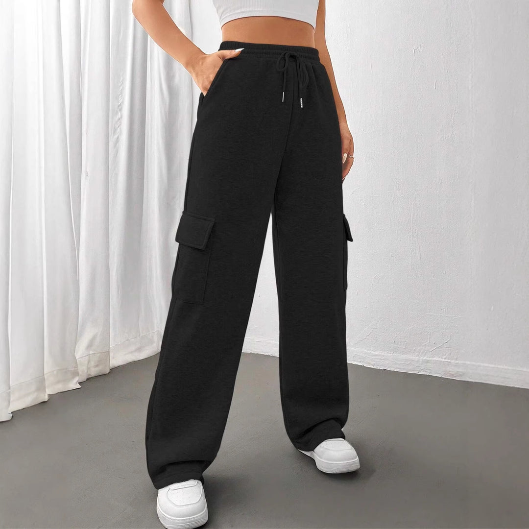Damen Weite Cargohose im Jogger‑Stil mit Kordelzug Shop Nory