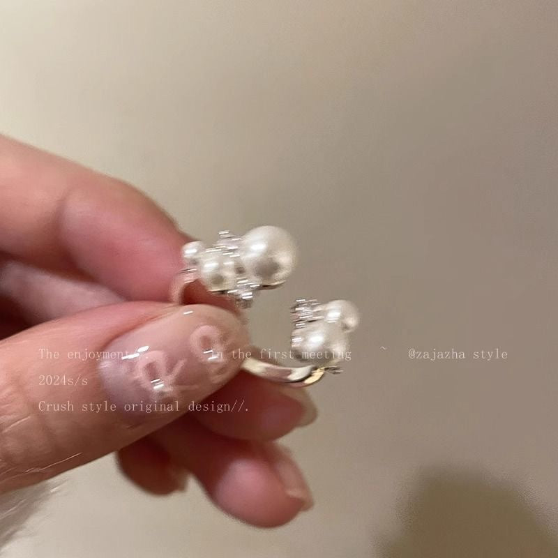 Damen Ring mit einzigartigem Perlen-Design Shop Nory
