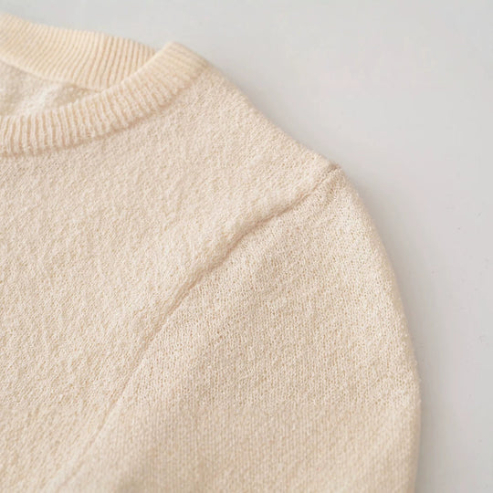 Damen Feinstrickpullover mit Spitzenbesatz und Bogenkante Shop Nory
