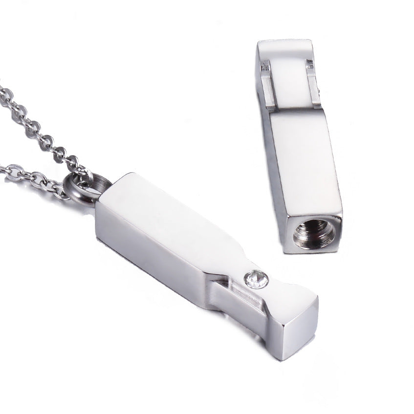 Damen eleganter Medaillon-Anhänger mit funkelndem Kristall und zeitloser Kette Shop Nory