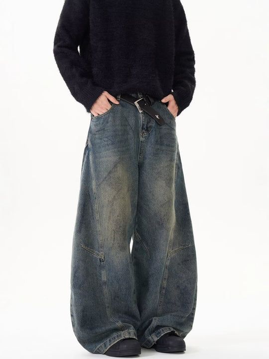 Damen Weitgeschnittene Hochbundjeans Shop Nory