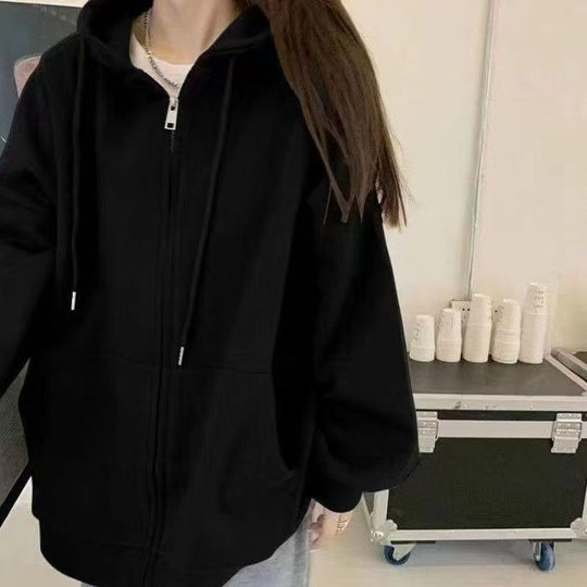 Damen Bequeme Oversized Kapuzenjacke Shop Nory