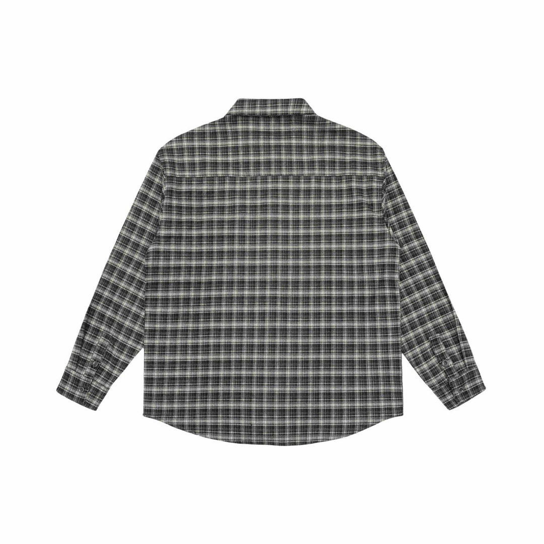 Herren Kariertes Flanellhemd mit Brusttasche und entspanntem Oversize‑Schnitt Shop Nory