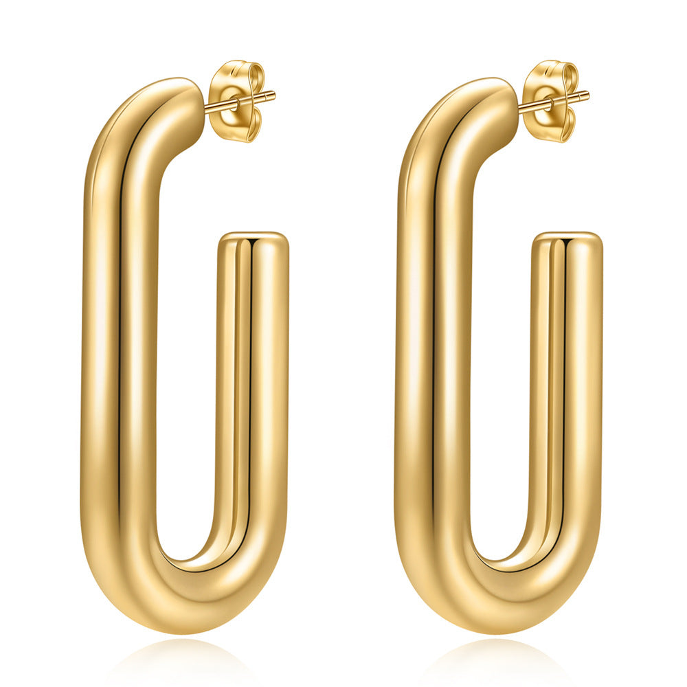 Damen Geometrische Ohrringe aus hochwertigem Edelstahl Shop Nory